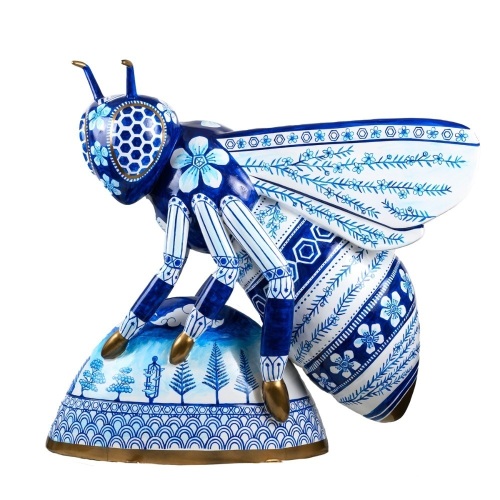Blue Mānuka Pattern