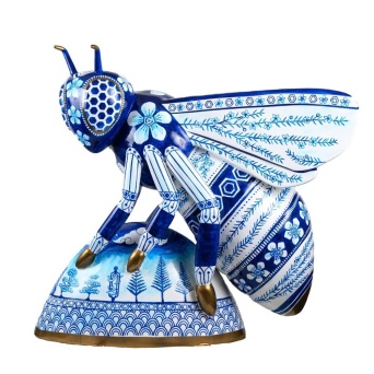 Blue Mānuka Pattern