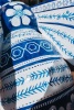 Blue Mānuka Pattern - 5