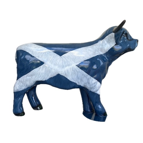 Mini Saltire Coo (Wee Coo)